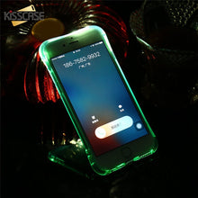 Load image into Gallery viewer, KISSCASE TPU Call Light Case For iPhone