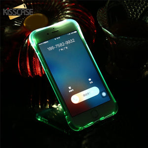 KISSCASE TPU Call Light Case For iPhone