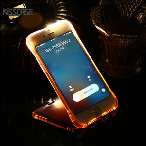 KISSCASE TPU Call Light Case For iPhone