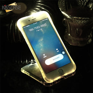 KISSCASE TPU Call Light Case For iPhone