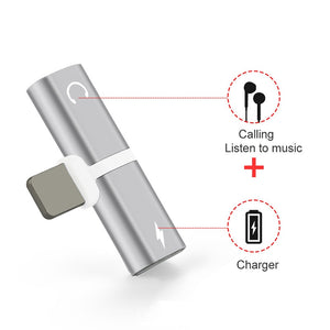 2 In 1 Headphone Charger For Iphone