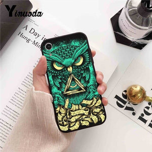 Yinuoda Owl and Dream Catcher Phone Case