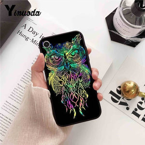 Yinuoda Owl and Dream Catcher Phone Case