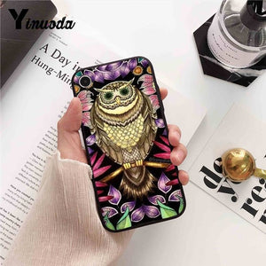 Yinuoda Owl and Dream Catcher Phone Case