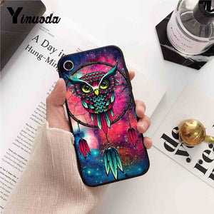 Yinuoda Owl and Dream Catcher Phone Case