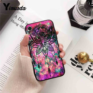 Yinuoda Owl and Dream Catcher Phone Case