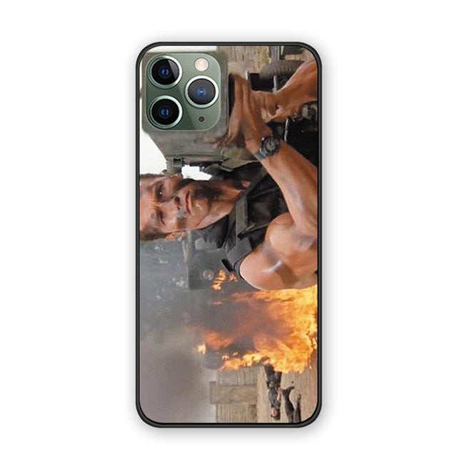 Arnold Schwarzenegger movie Commando Back case