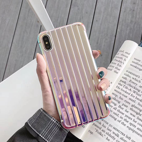 Luxury laser travel case surface For iphone