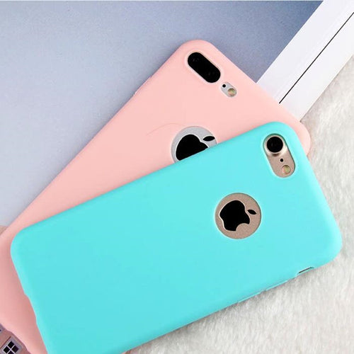 THREE-DIAO Candy Soft TPU phone cases