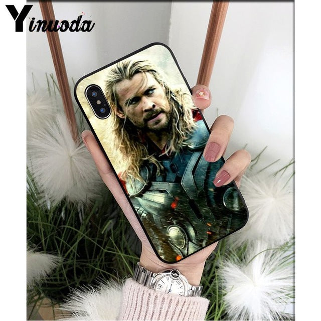 Yinuoda Marvel movie thor DIY Painted Phone Accessories Case