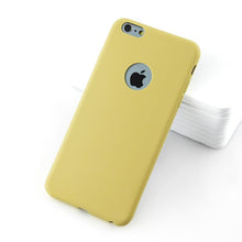 Load image into Gallery viewer, With Logo Hole Silicone Case For iPhone