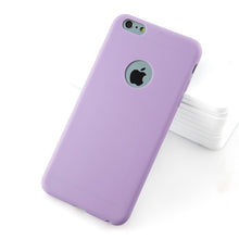 Load image into Gallery viewer, With Logo Hole Silicone Case For iPhone