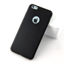 Load image into Gallery viewer, With Logo Hole Silicone Case For iPhone